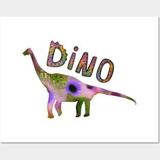 Watercolor Dinosaur Posters and Art